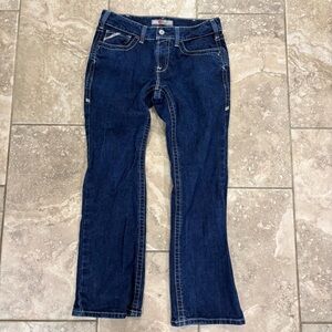 Ariat Women's FR Mid Rise Bootcut Stretch Work Jeans sz 30S‎